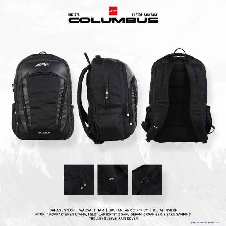Tas / Ransel / Backpack Laptop Columbus Arei Outdoorgear - Image 13