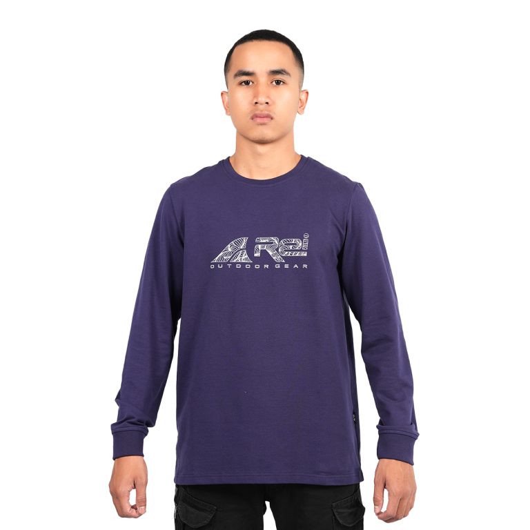 Kaos Panjang Pria Mahakam Navy Arei Outdoorgear - Image 5