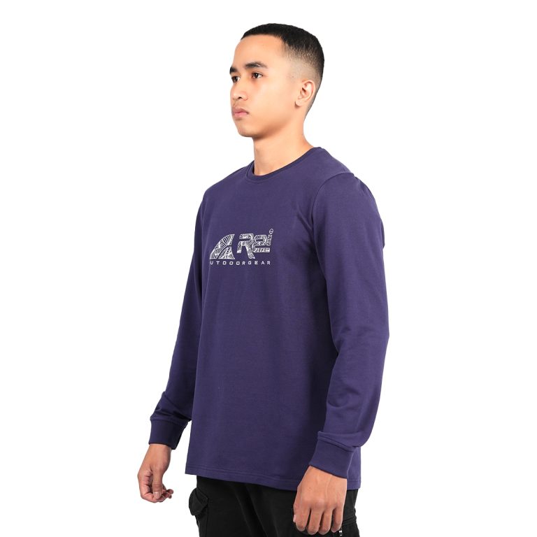 Kaos Panjang Pria Mahakam Navy Arei Outdoorgear - Image 6