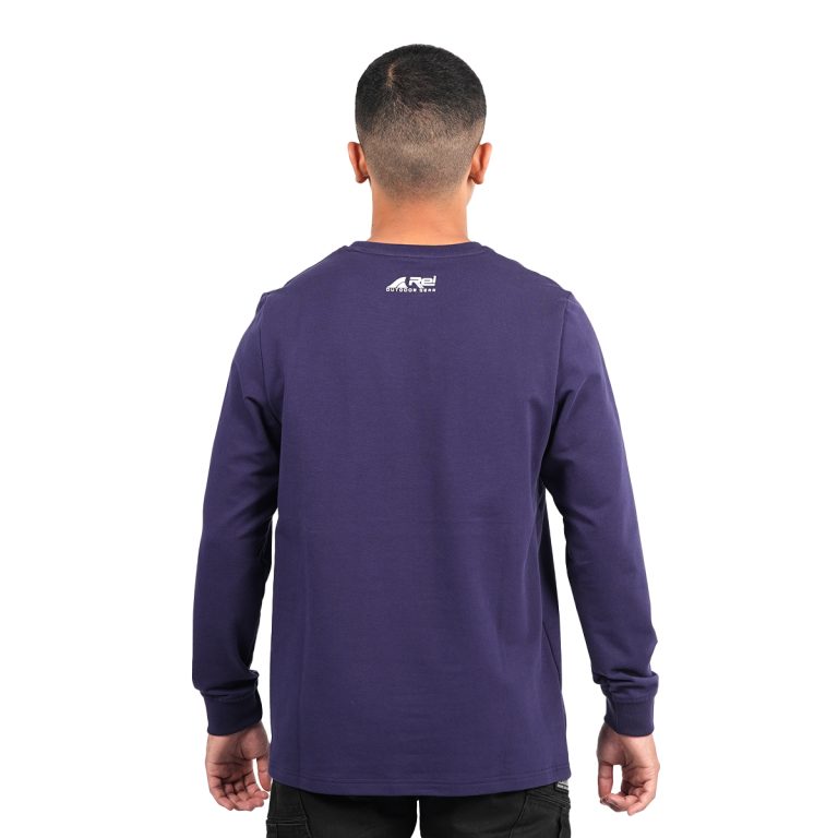 Kaos Panjang Pria Mahakam Navy Arei Outdoorgear - Image 8