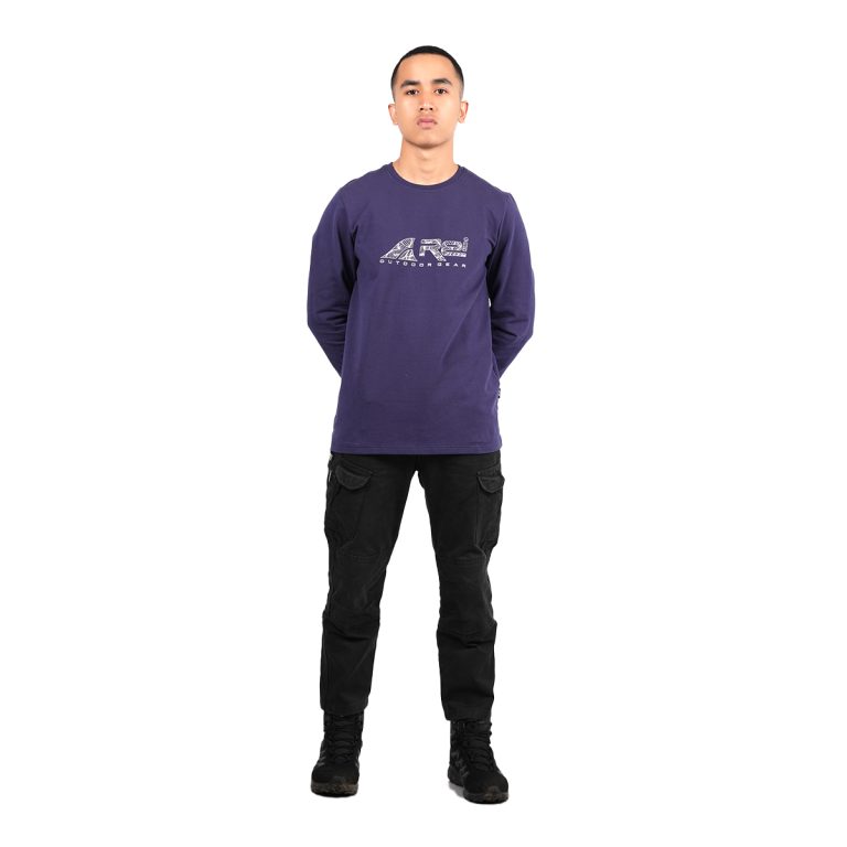 Kaos Panjang Pria Mahakam Navy Arei Outdoorgear - Image 9