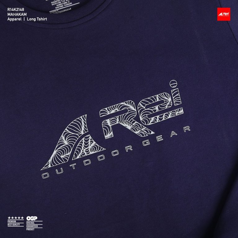 Kaos Panjang Pria Mahakam Navy Arei Outdoorgear - Image 12