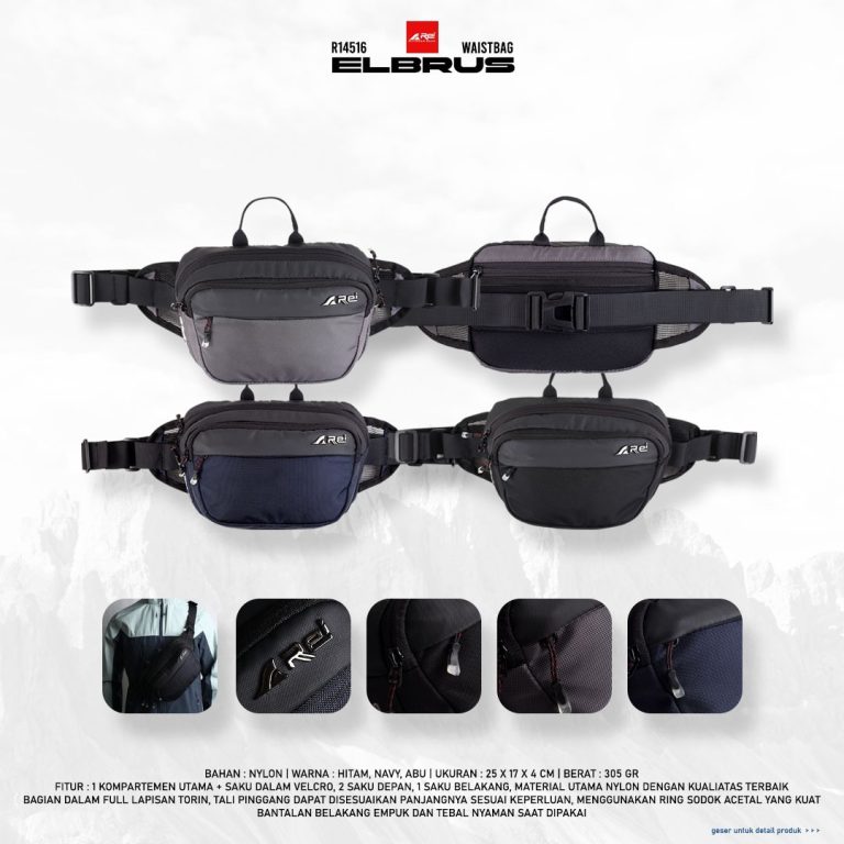 Tas Pinggang / Waist Bag Elbrus Arei Outdoorgear - Image 18