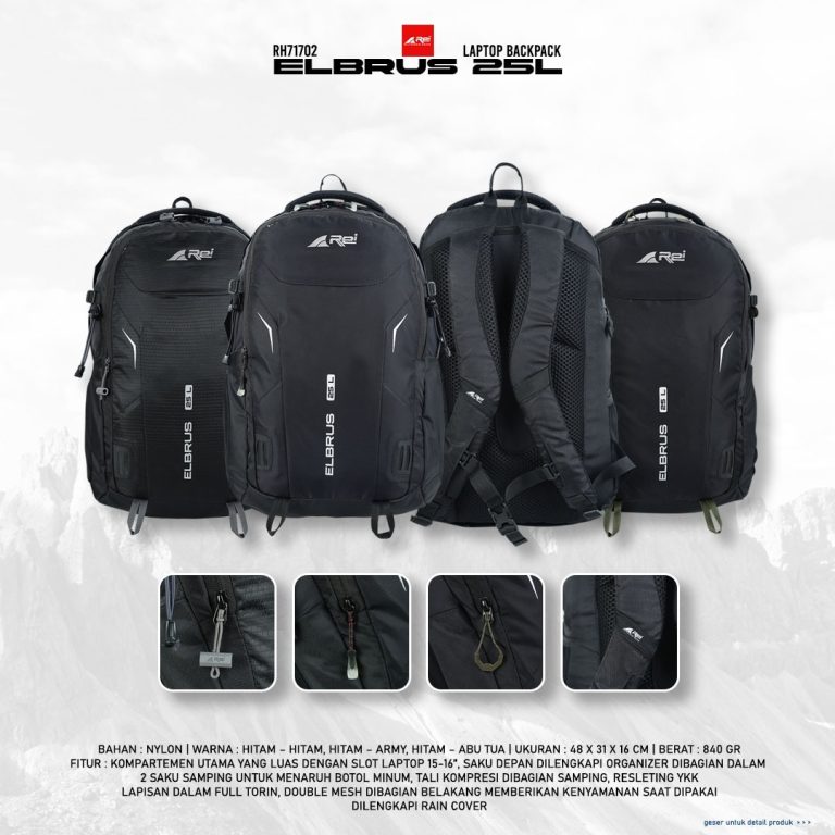 Tas Ransel Elbrus 25 Liter Arei Outdoorgear - Image 17