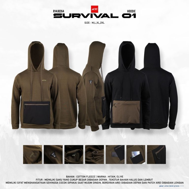 Hoodie Pria Survival 01 Arei Outdoorgear - Image 13