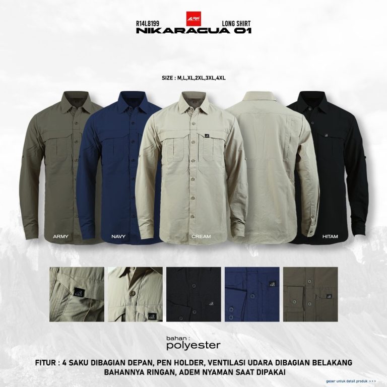 Kemeja Lengan Panjang Pria Nikaragua 01 Arei Outdoorgear - Image 20