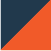 Navy - Orange