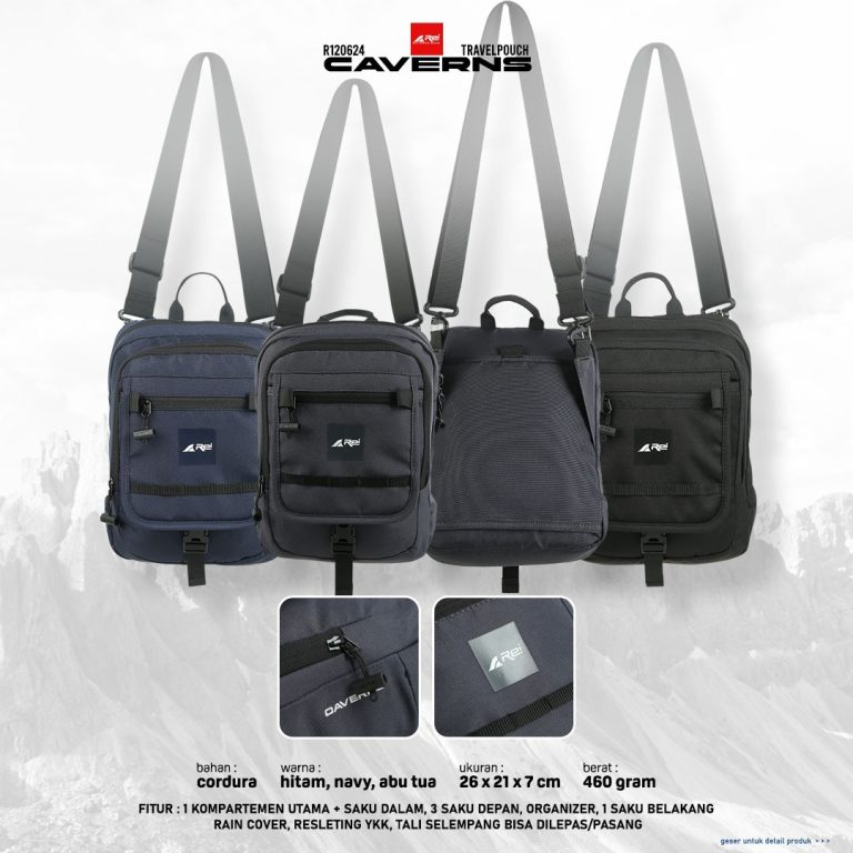 Travel Pouch / Tas Selempang Caverns Arei Outdoorgear - Image 14