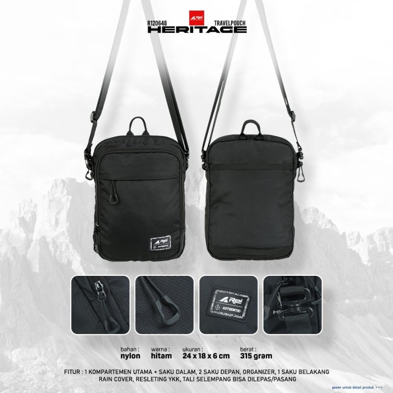 Travel Pouch / Tas Selempang Heritage Arei Outdoorgear - Image 14