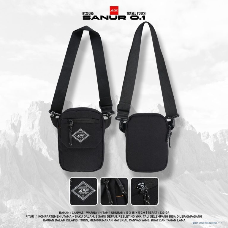 Tas Selempang / Travel Pouch Sanur 0.1 Arei Outdoorgear - Image 6