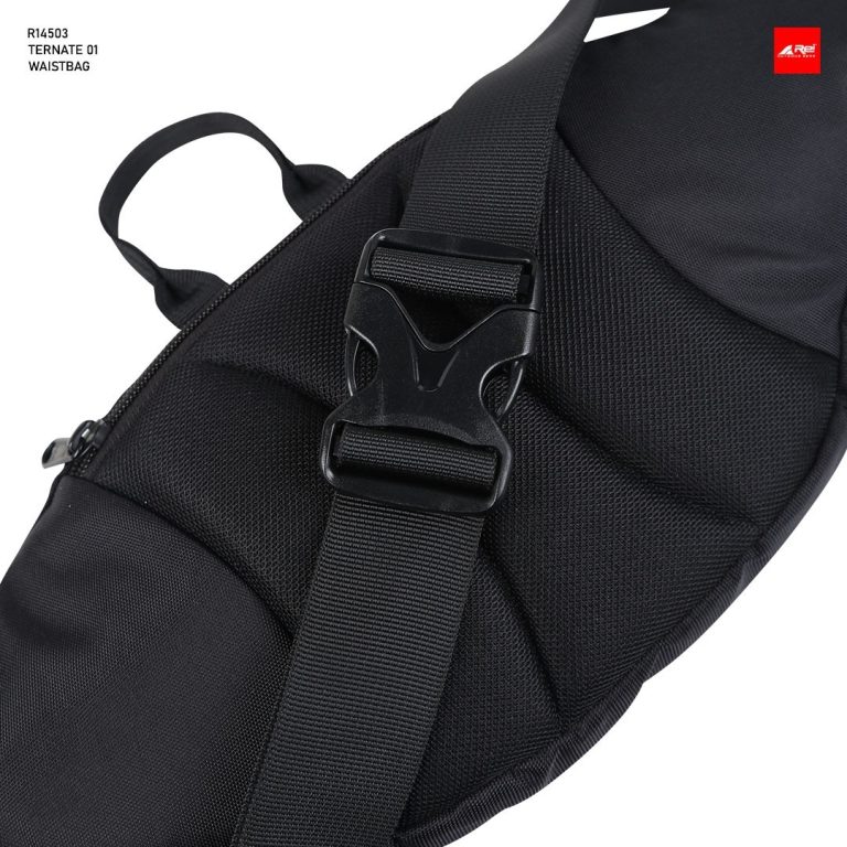 Tas Pinggang / Waist Bag Pria Ternate 1 Hitam Arei Outdoorgear - Image 11