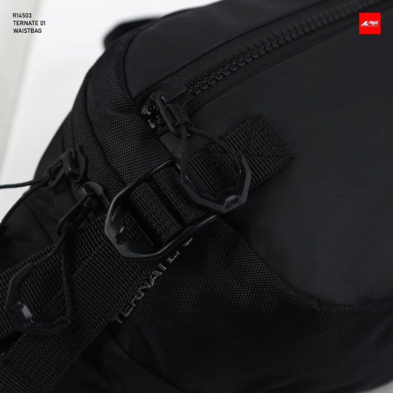 Tas Pinggang / Waist Bag Pria Ternate 1 Hitam Arei Outdoorgear - Image 13