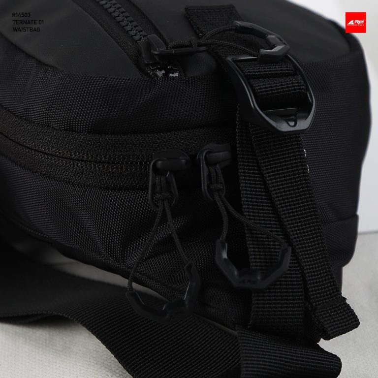 Tas Pinggang / Waist Bag Pria Ternate 1 Hitam Arei Outdoorgear - Image 14
