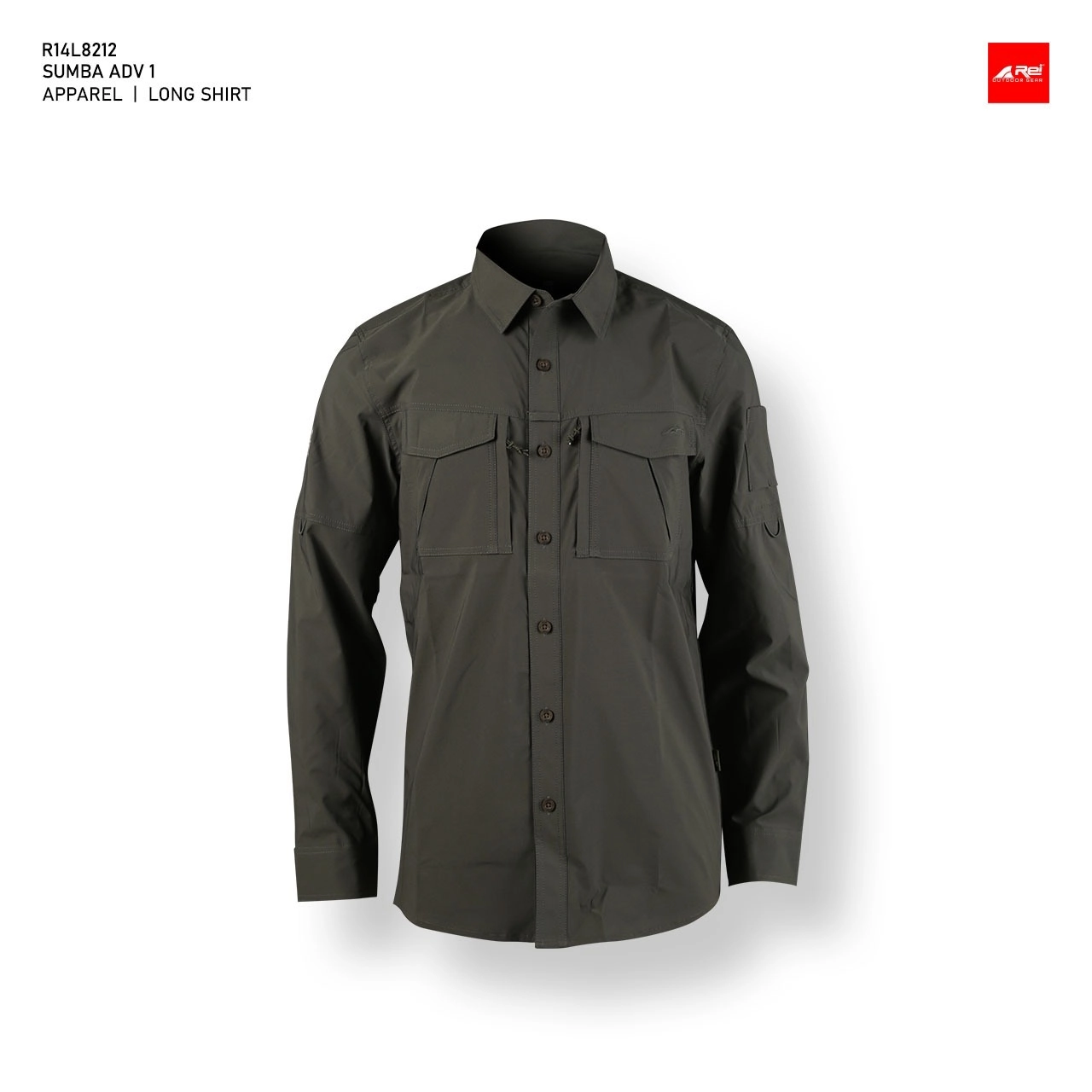 Kemeja Lengan Panjang Pria Sumba Adv 1 Arei Outdoorgear