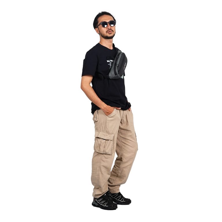 Tas Pinggang / Waist Bag Pria Spado Hitam Arei Outdoorgear - Image 8
