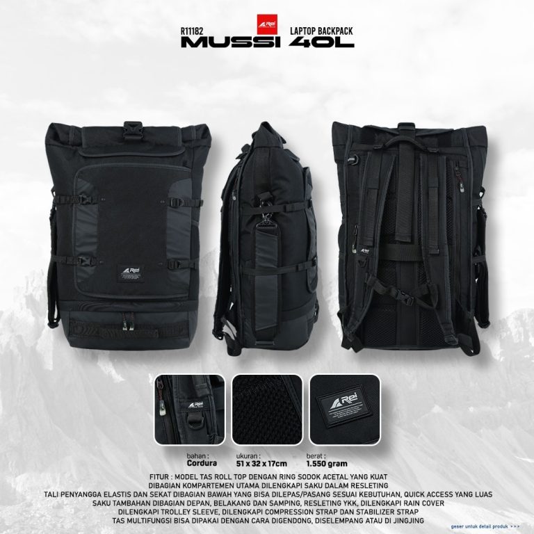 Tas Ransel Semi Carrier Mussi 40 Liter Arei Outdoorgear - Image 22
