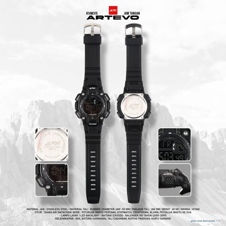Jam Tangan Digital Pria Artevo Arei Outdoorgear - Image 11