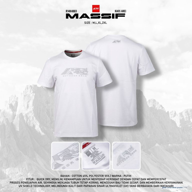 Kaos Lengan Pendek Pria Massif Reflective Arei Outdoorgear - Image 13