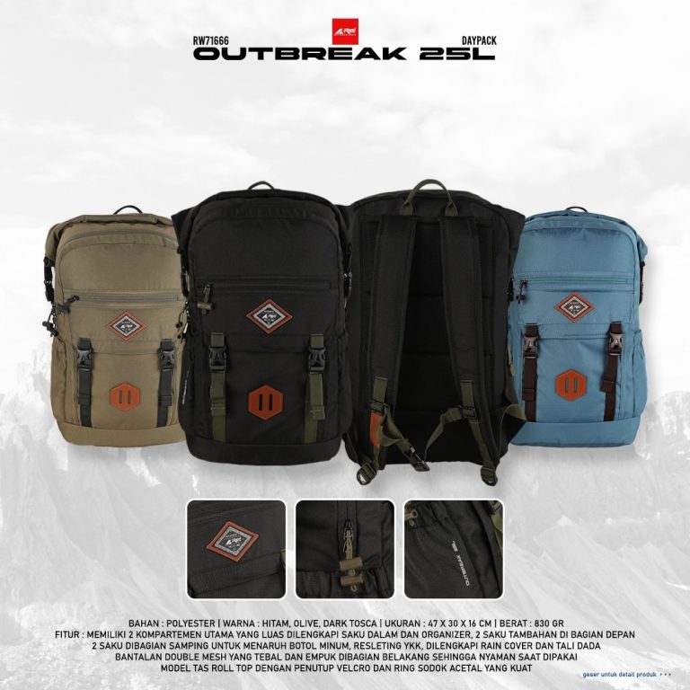 Tas Ransel Outbreak 25 Liter Daypack Arei Outdoorgear - Image 17