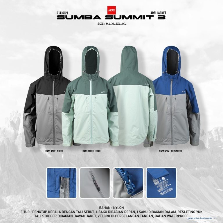 Jaket Pria Arei Sumba Summit 3 Arei Outdoorgear - Image 16