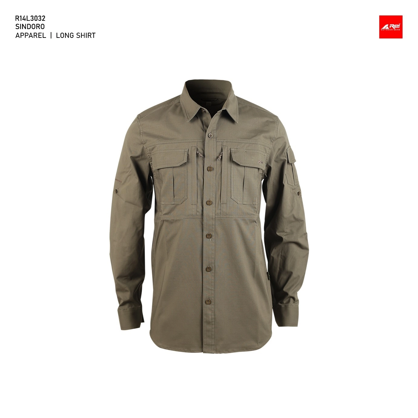 Kemeja Lengan Panjang Pria Sindoro Arei Outdoorgear