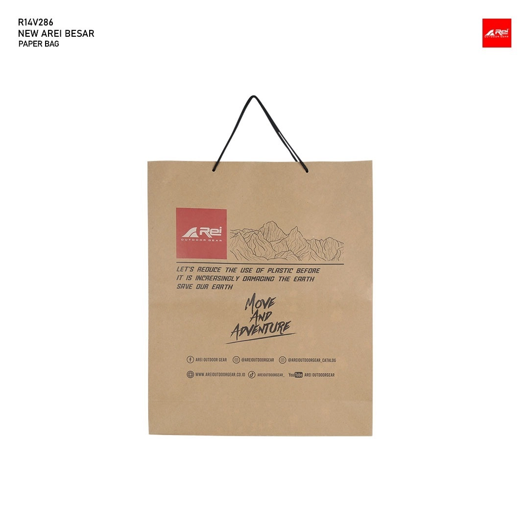 Paperbag New Besar Coklat Arei Outdoorgear