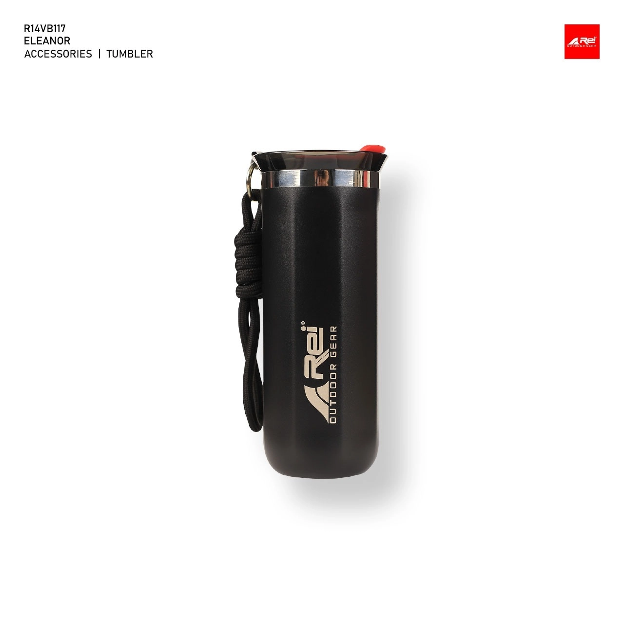 Botol Minum Eleanor Tumbler Hitam Arei Outdoorgear