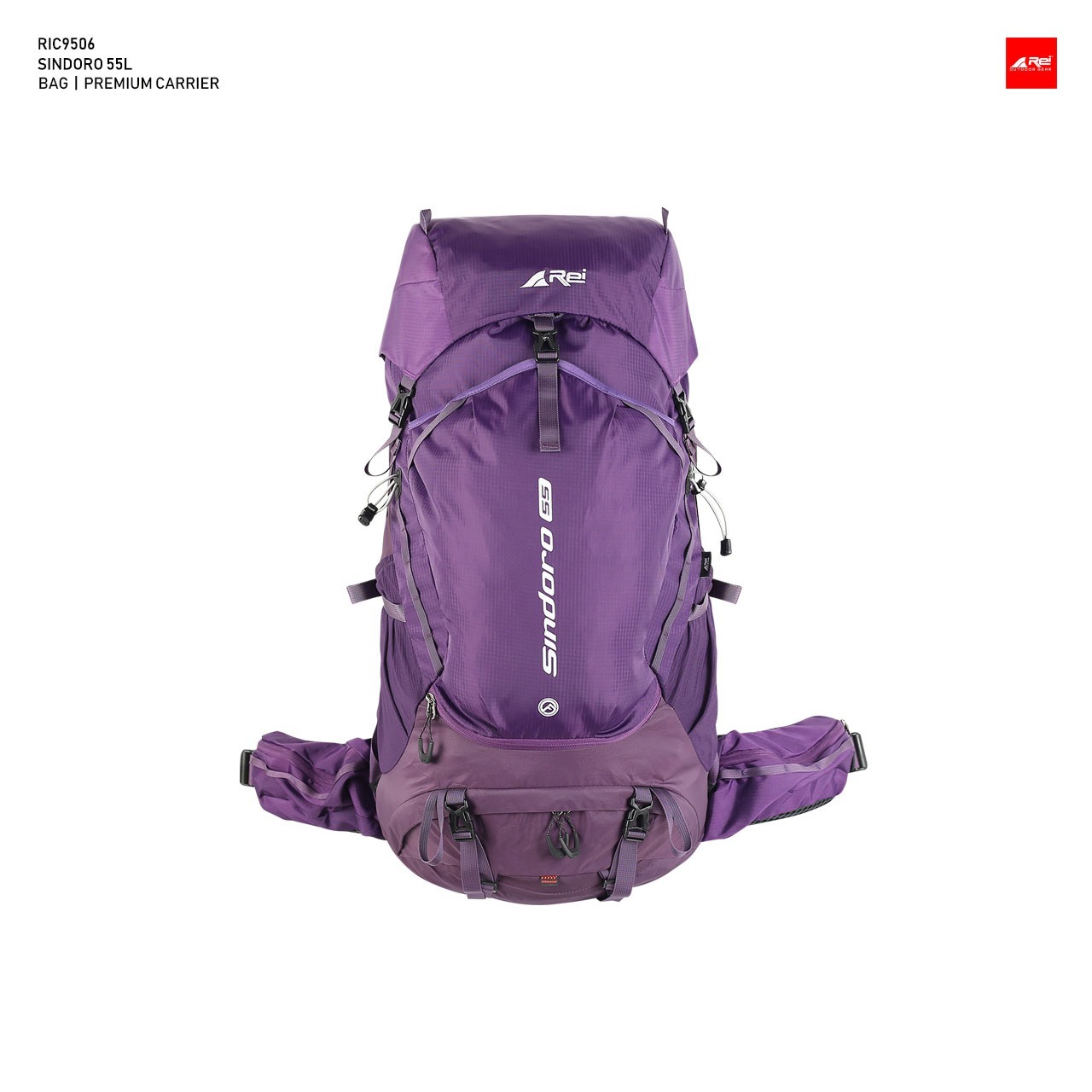Tas Gunung / Carrier Premium Sindoro 55 Liter Arei Outdoorgear