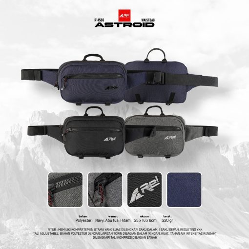 Tas Pinggang / Waist Bag Astroid Arei Outdoorgear - Image 19