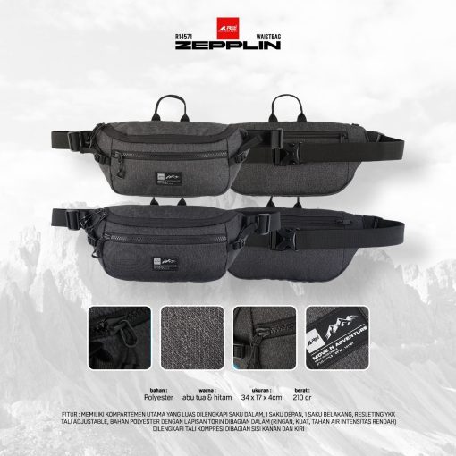 Tas Pinggang / Waist Bag Zepplin Arei Outdoorgear - Image 9