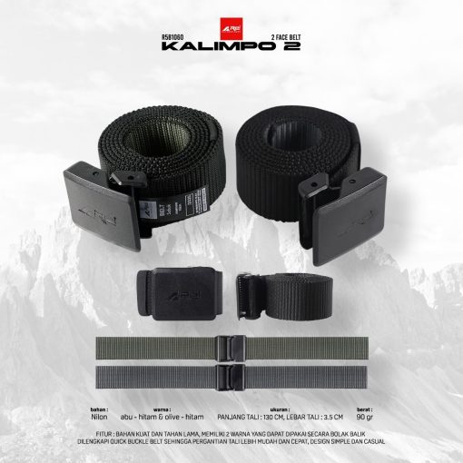 Ikat Pinggang Pria Kalimpo 2 Face Arei Outdoorgear - Image 9