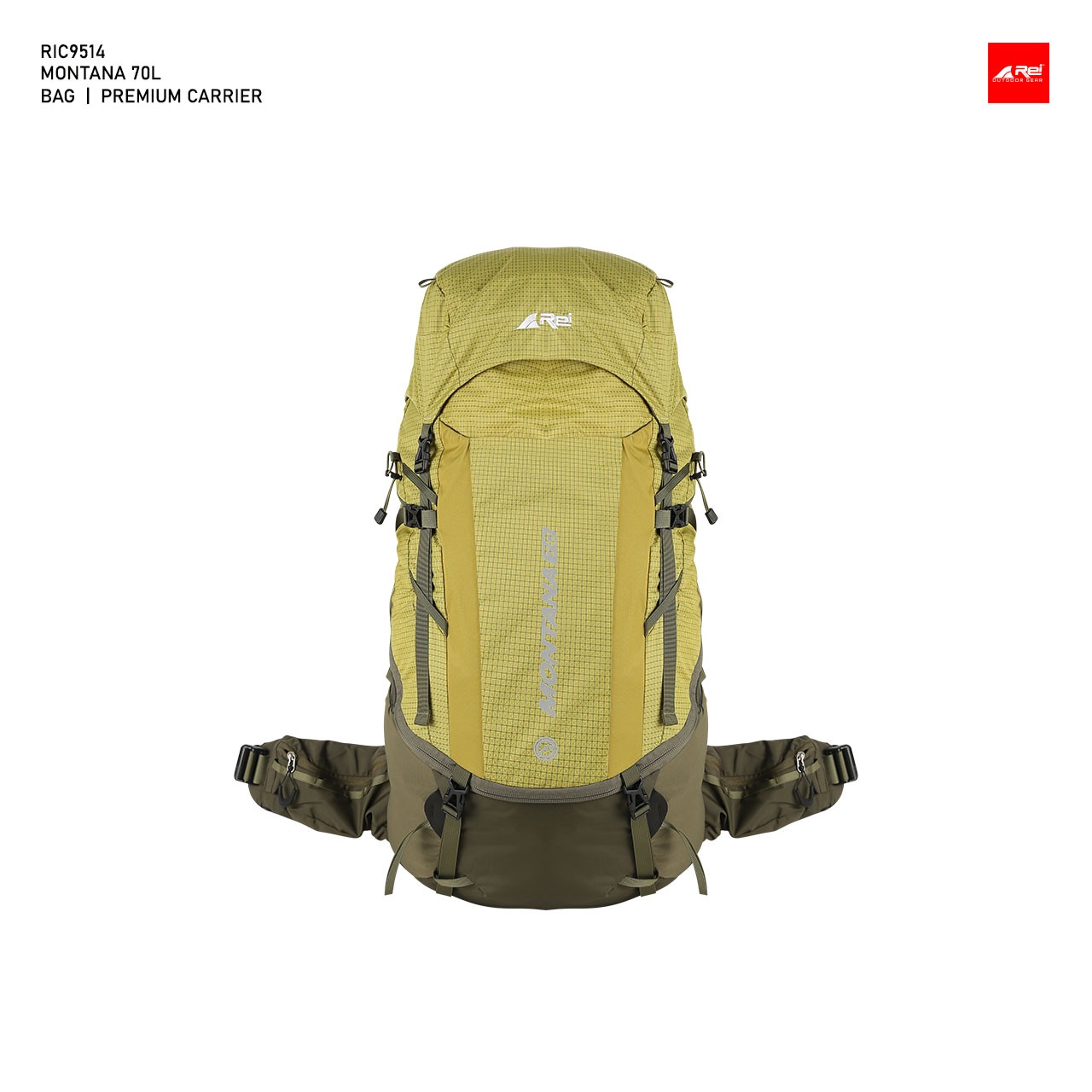 Tas Gunung / Carrier Premium Montana 70 Liter Arei Outdoorgear
