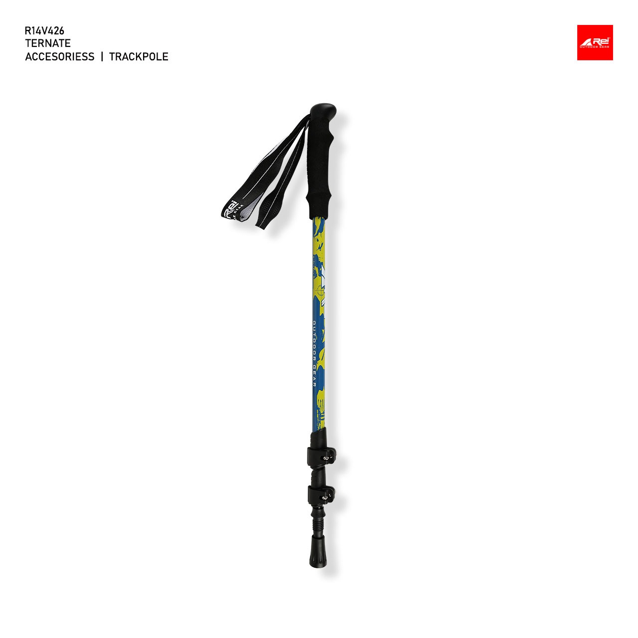 Alternative view of Tracking Pole / Tongkat Hiking Ternate Arei Outdoorgear