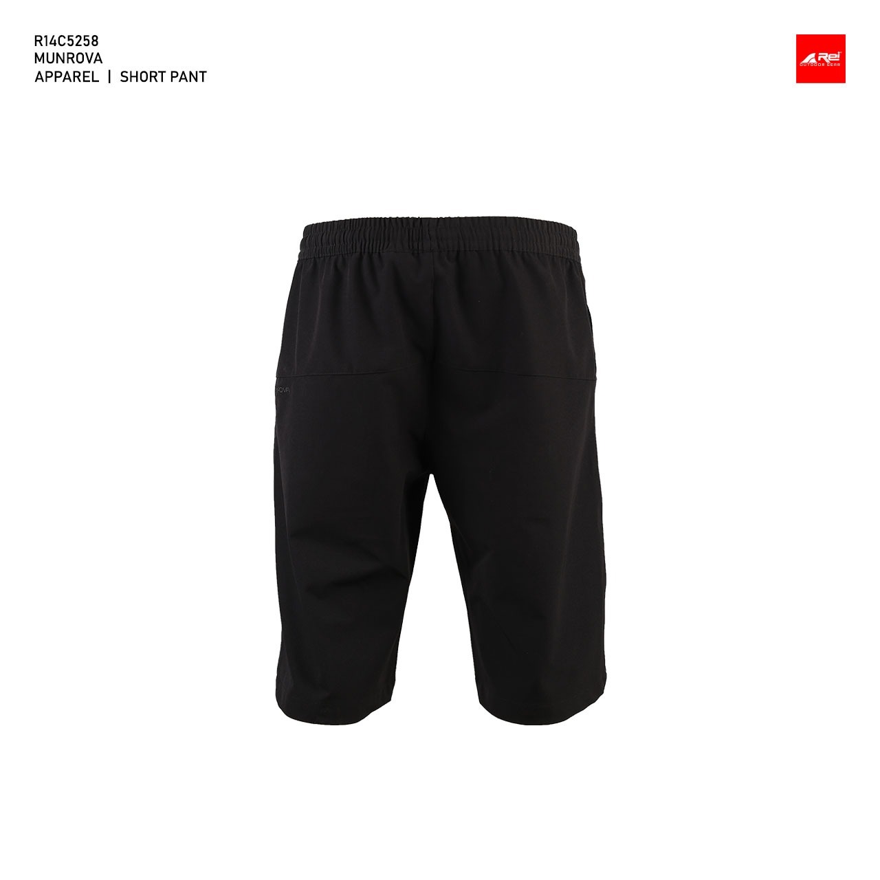 Alternative view of Celana Pendek Pria Munrova Hitam Arei Outdoorgear