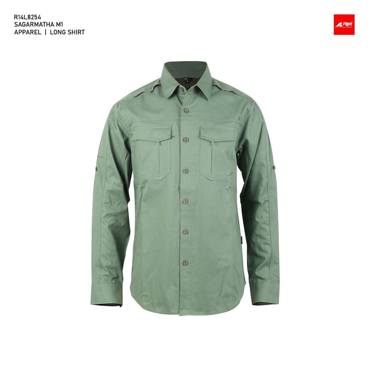 Kemeja Lengan Panjang Pria Sagarmatha M1 Arei Outdoorgear