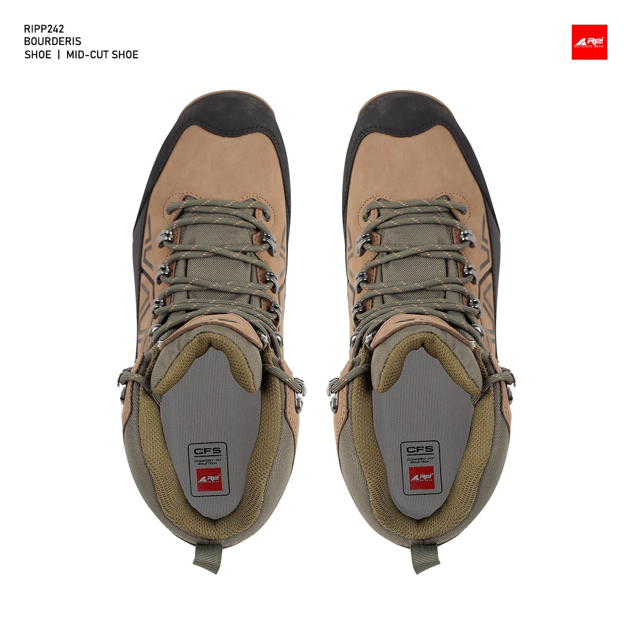 Sepatu Gunung Pria Bouderis Arei Outdoorgear - Image 9