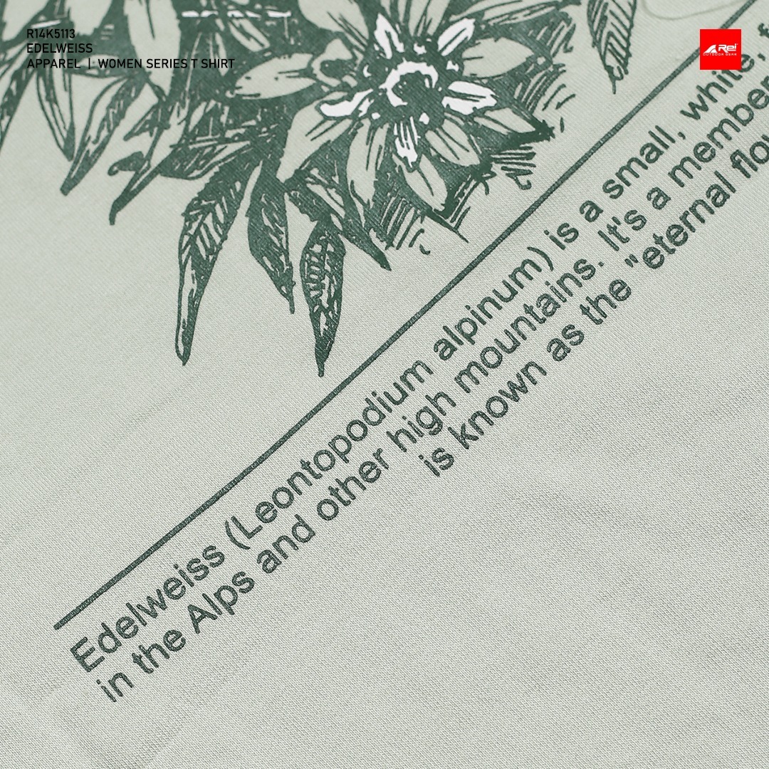 Kaos Lengan Pendek Wanita Edelweiss Arei Outdoorgear - Image 7