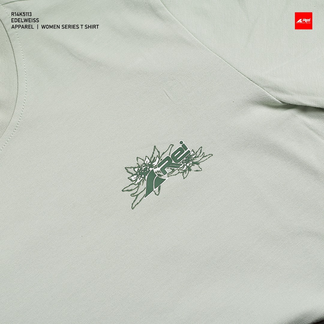Kaos Lengan Pendek Wanita Edelweiss Arei Outdoorgear - Image 4