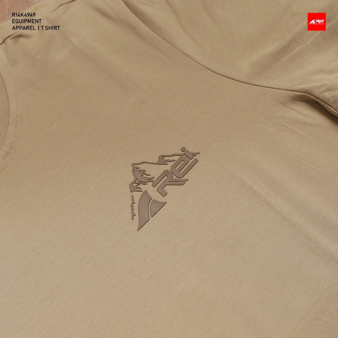 Kaos Lengan Pendek Pria Equipment Light Khaky Arei Outdoorgear - Image 6